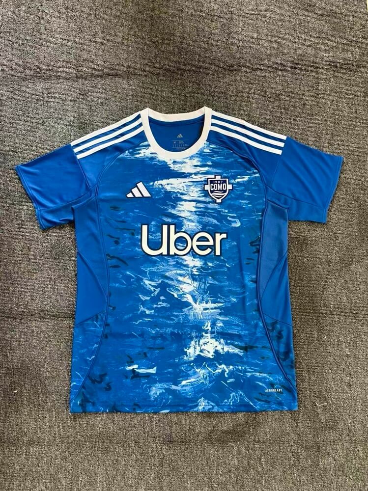 Como 1907 Home Soccer Jersey 2025/26