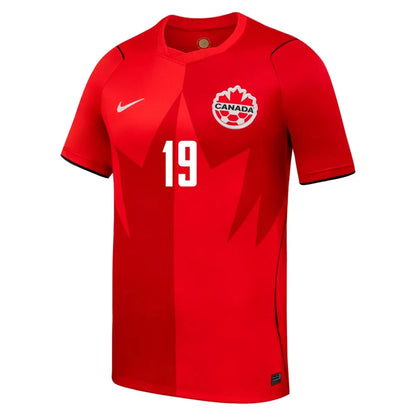 Camiseta de fútbol de Canadá para el Mundial de 2026 de Davies #19
