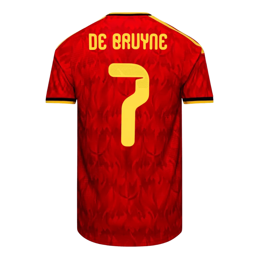 De Bruyne #7 Belgium Player Version Home Jersey 2026 World Cup