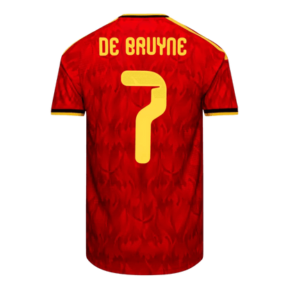 De Bruyne #7 Belgium Player Version Home Jersey 2026 World Cup