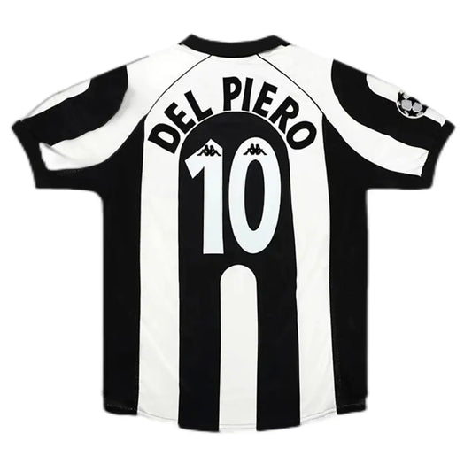 Del Piero #10 Juventus 1997/98 Retro Home Soccer Jersey