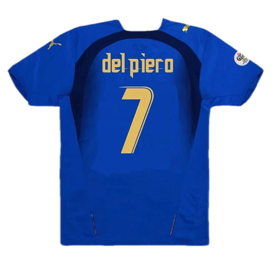 Maillot de football rétro domicile Italie Del Piero n°7 2006