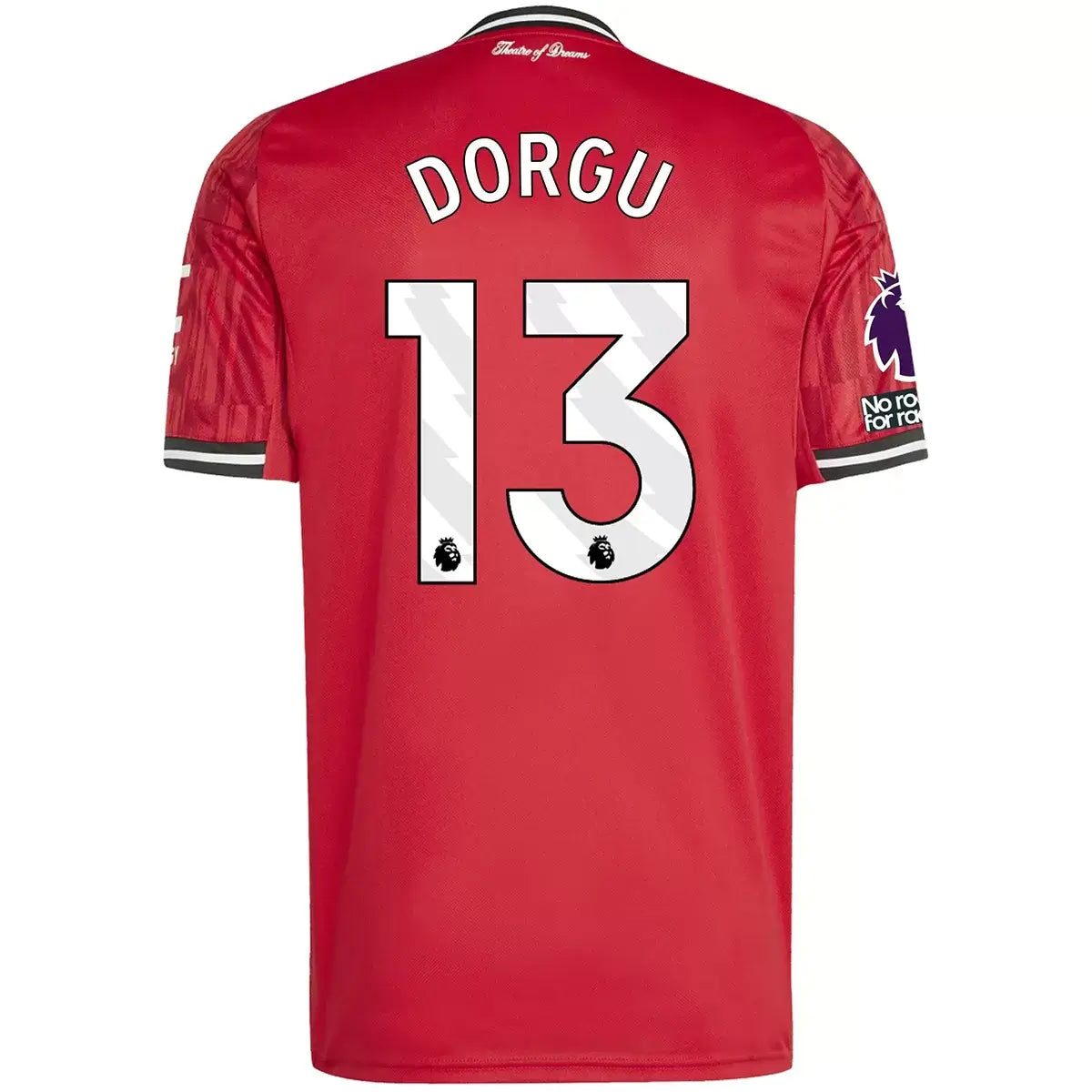 Camiseta de fútbol local Dorgu #13 del Manchester United 2025/26