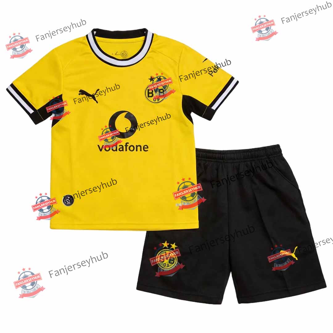 Tenue domicile enfant Borussia Dortmund - Maillot + Short 2025/26
