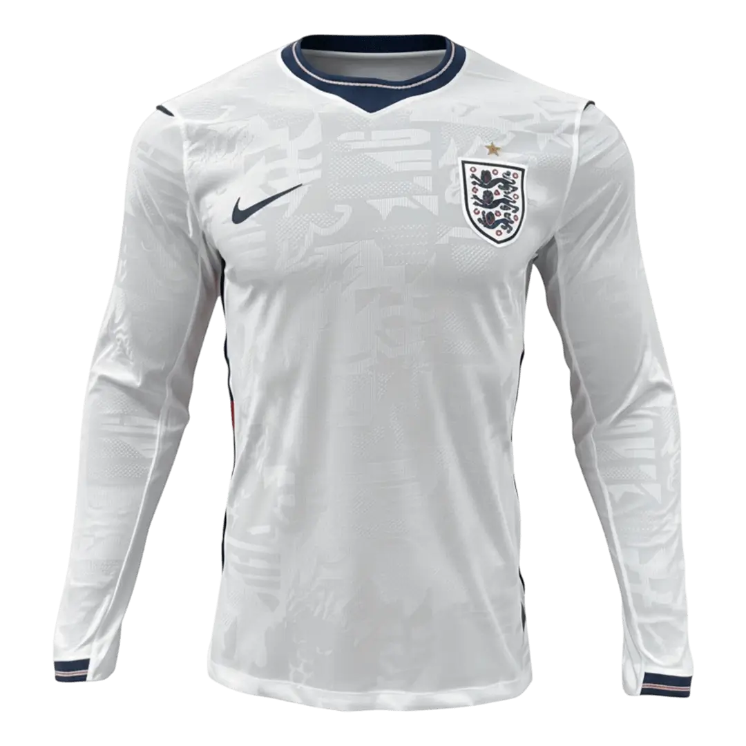 England Home Long Sleeve Player Version Jersey World Cup 2026