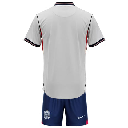 Conjunto de camiseta y pantalón corto de la selección inglesa para niños - Mundial 2026