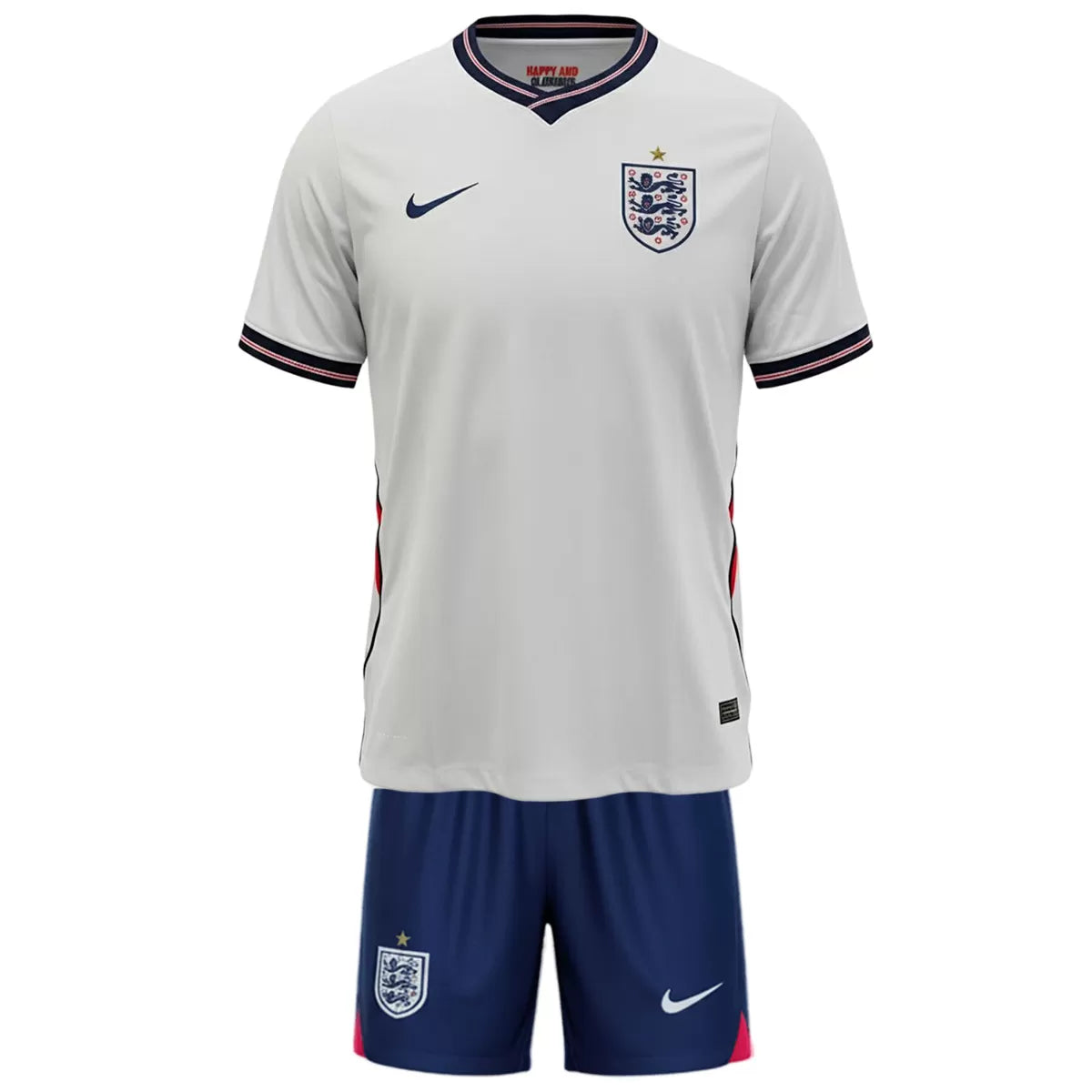 Conjunto de camiseta y pantalón corto de la selección inglesa para niños - Mundial 2026