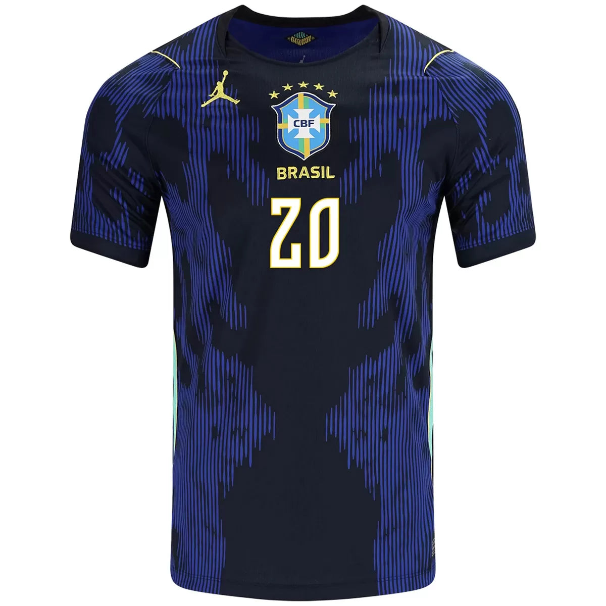 Estêvão #20 Brazil Away Soccer Jersey 2026 World Cup