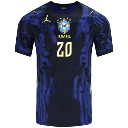 Estêvão #20 Brazil Away Soccer Jersey 2026 World Cup