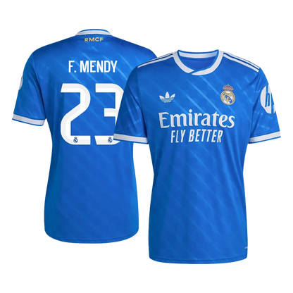 F. MENDY #23 Real Madrid Third Away Soccer Jersey 2025/26