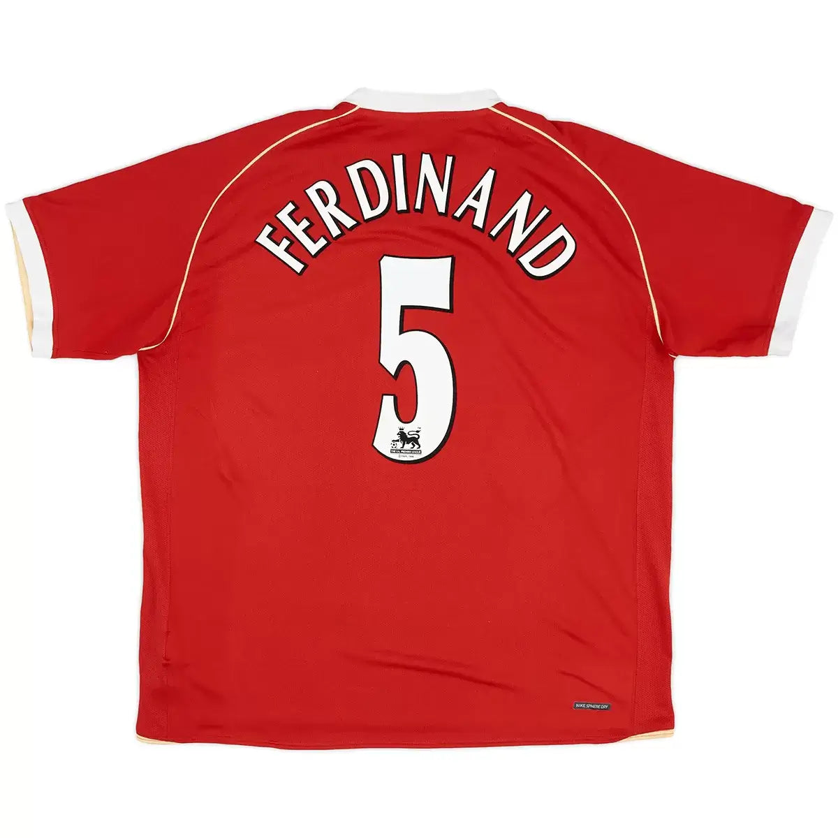 Ferdinand #5 Manchester United 2006/07 Home Retro Soccer Jersey
