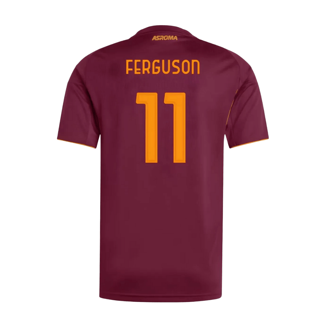 Ferguson #11 Roma Home Soccer Jersey 2025/26