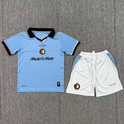 Feyenoord Rotterdam Kid's Away Soccer Kit - Jersey+Shorts 2026/27