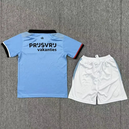 Feyenoord Rotterdam Kid's Away Soccer Kit - Jersey+Shorts 2026/27