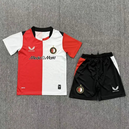 Feyenoord Rotterdam Kid's Home Soccer Kit - Jersey+Shorts 2026/27