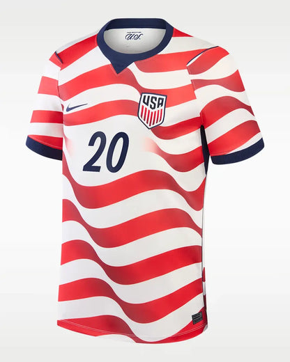 Folarin Balogun #20 USMNT USA Outlaws Home Soccer Jersey 2026