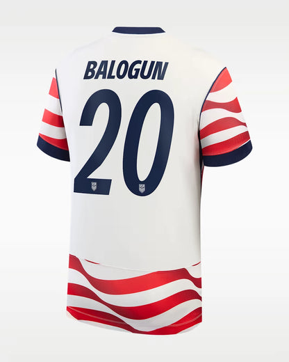 Folarin Balogun #20 USMNT USA Outlaws Home Soccer Jersey 2026