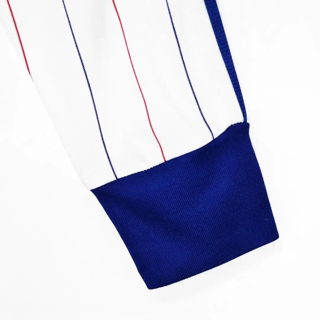 France 1980/1984 Home Long Sleeve Retro Soccer Jersey