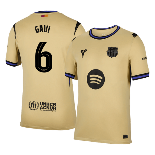 GAVI #6 Barcelona Away Soccer Jersey 2025/26 - UCL