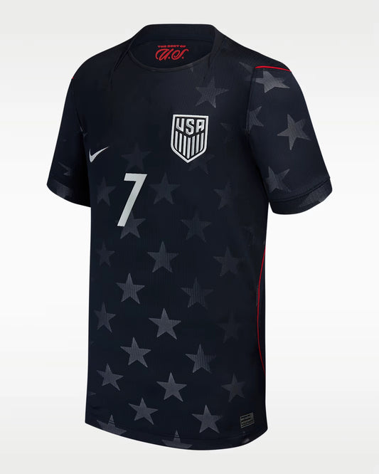 Giovanni Reyna #7 USMNT USA Away Soccer Jersey 2026