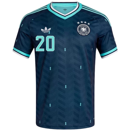 Camiseta de fútbol de visitante de Alemania 2026 Gnabry #20