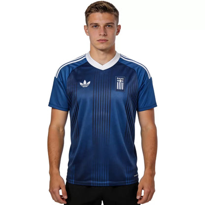 Camiseta de fútbol de visitante de Grecia para la Copa del Mundo de 2026