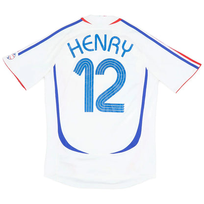 HENRY #12 France 2006 Away Retro Football Jersey