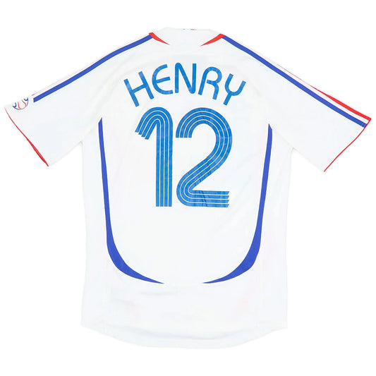 HENRY #12 France 2006 Away Retro Football Jersey
