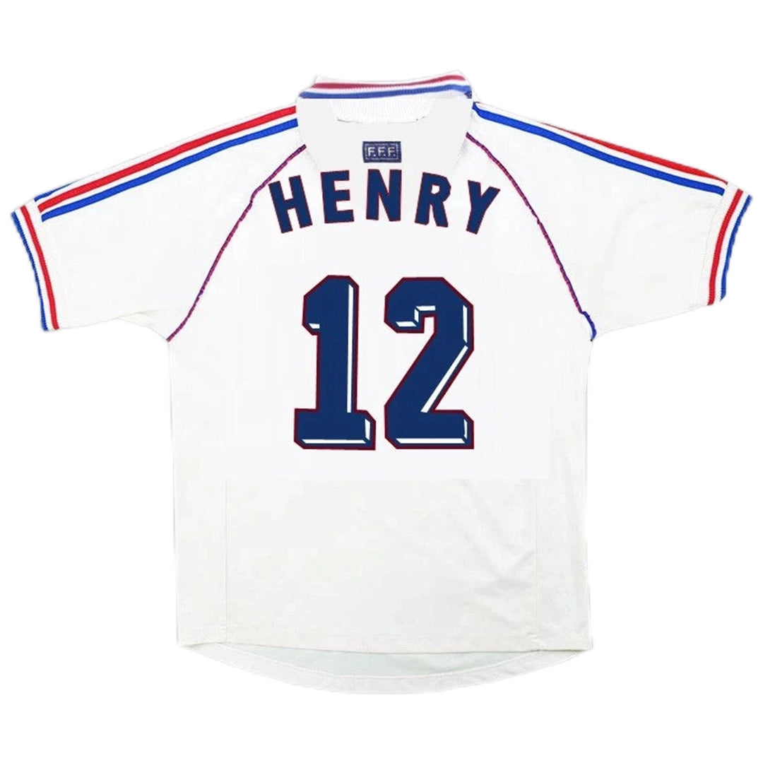 HENRY #12 France 1998 Away Retro Football Jersey