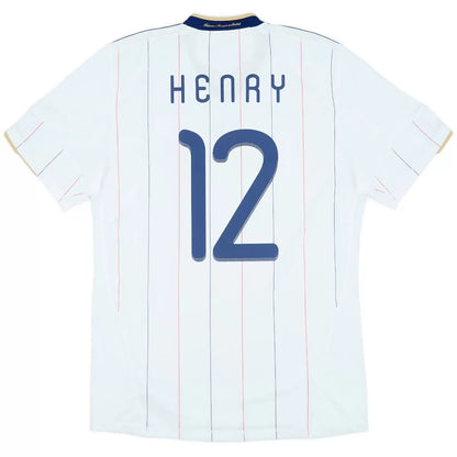HENRY #12 France 2010 Away Retro Football Jersey