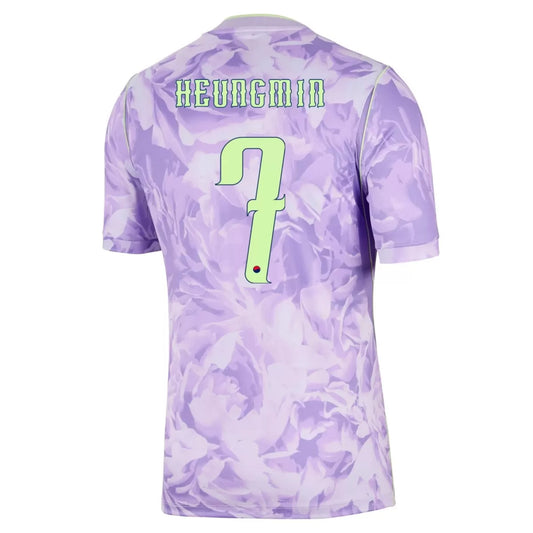 Maillot de foot extérieur HEUNGMIN #7 Corée du Sud Coupe du Monde 2026
