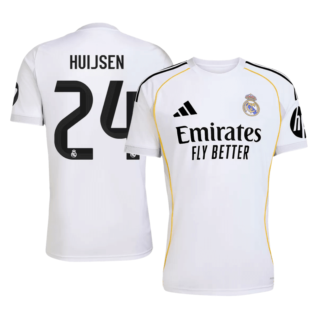 Camiseta de fútbol HUIJSEN #24 Primera equipación Real Madrid 2025/26