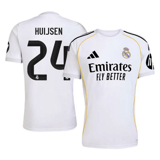 Camiseta de fútbol HUIJSEN #24 Primera equipación Real Madrid 2025/26