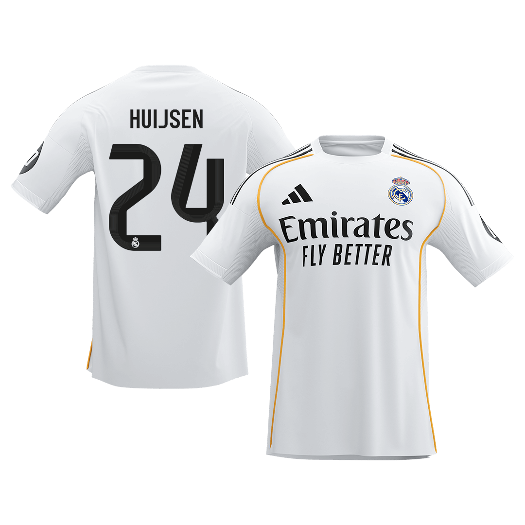 Camiseta de fútbol HUIJSEN #24 Primera equipación Real Madrid 2025/26