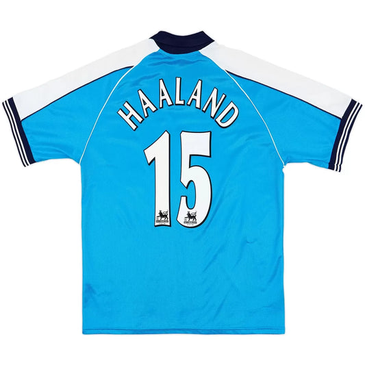 HAALAND #15 Retro 1999/01 Manchester City Home Jersey