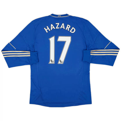 HAZARD #17 Chelsea 2012/13 Home Retro Long Sleeve Jersey