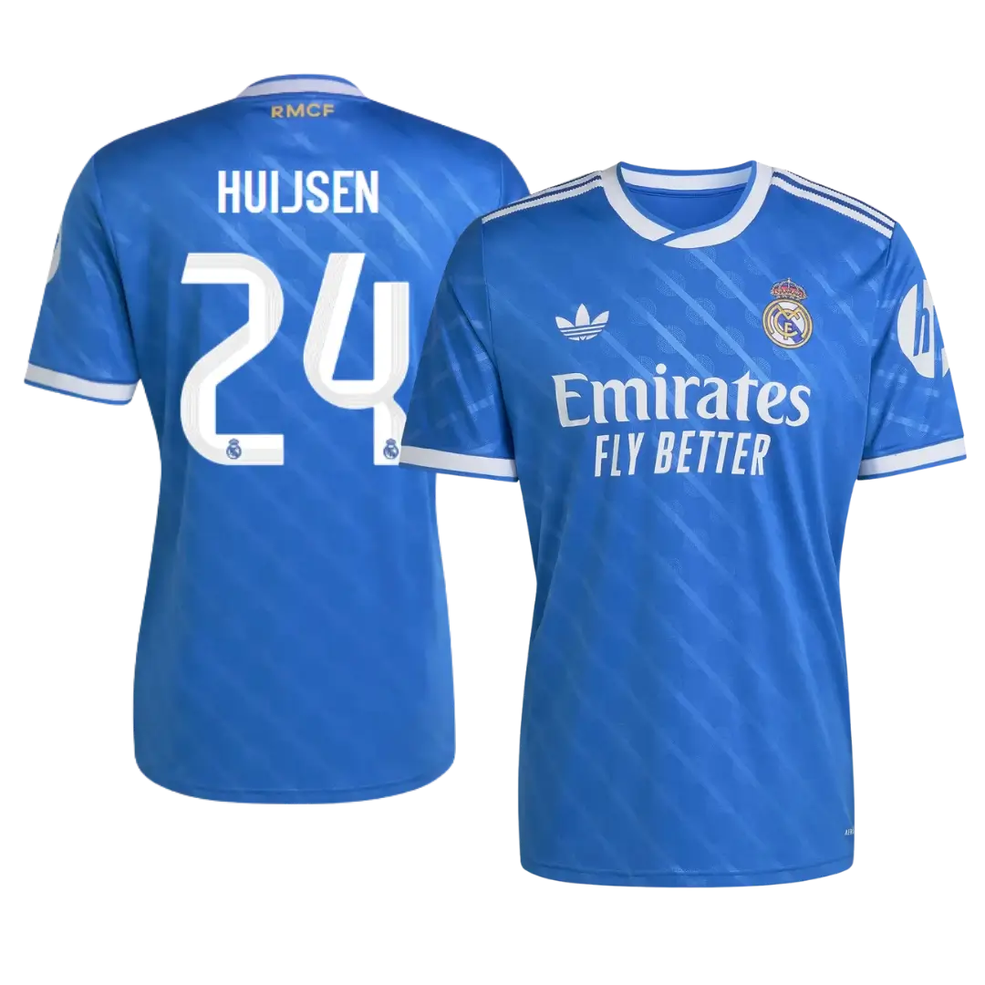 HUIJSEN #24 Real Madrid Third Away Soccer Jersey 2025/26
