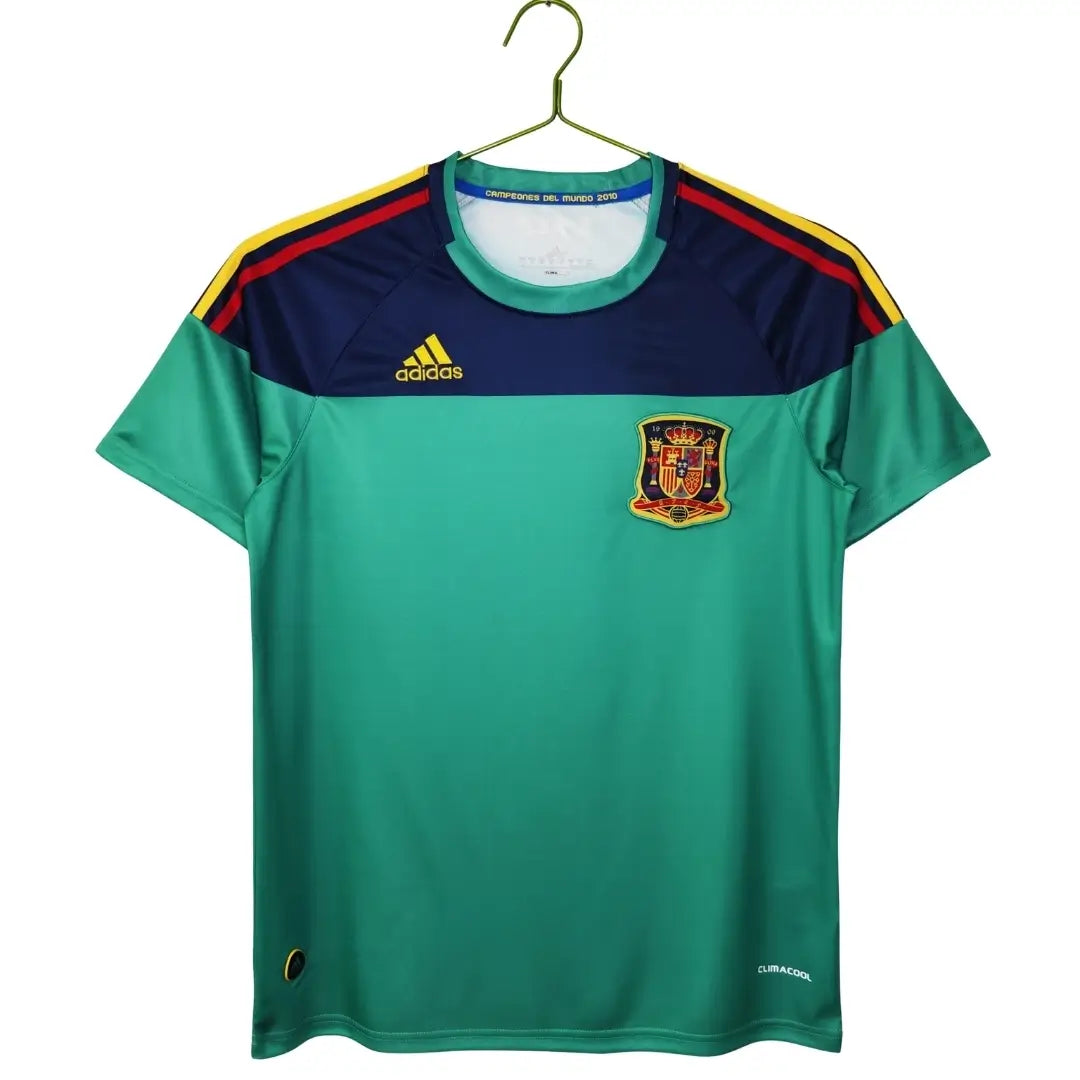 IKER #1 Spain 2010 Goalkeeper Retro Football Jersey