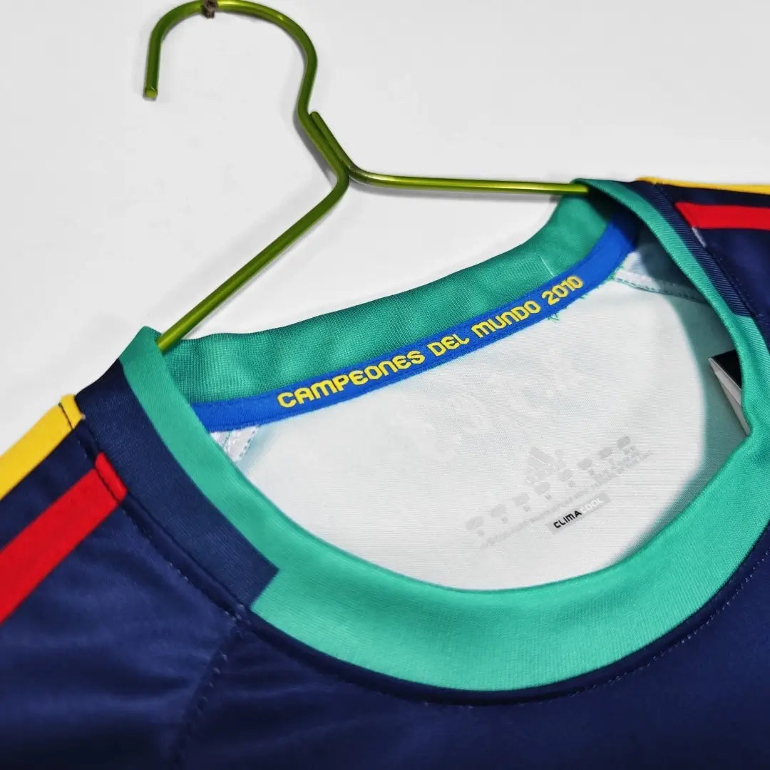IKER #1 Spain 2010 Goalkeeper Retro Football Jersey