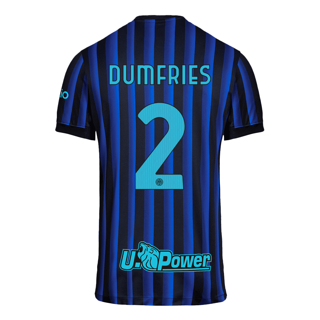 DUMFRIES #2 Inter Milan Home Soccer Jersey 2025/26