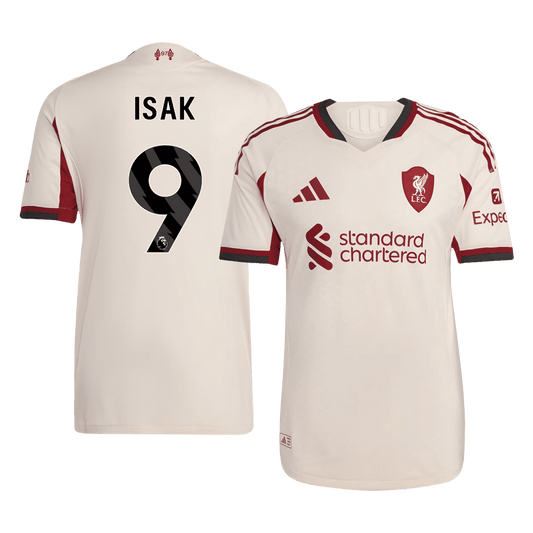 ISAK #9 Liverpool Away Player Version Soccer Jersey 2025/26