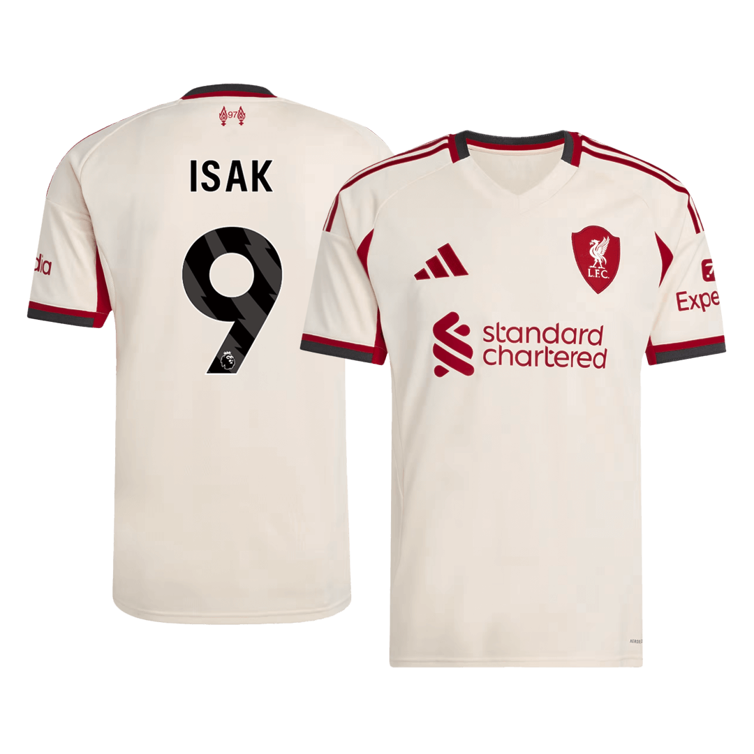 Camiseta de fútbol visitante del Liverpool ISAK #9 2025/26