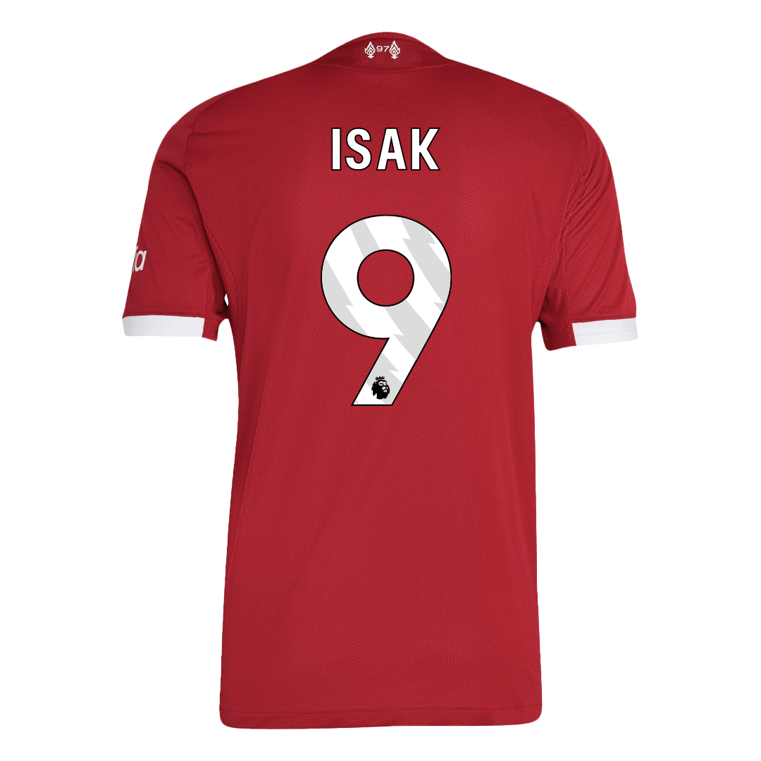 Camiseta de fútbol ISAK #9 Liverpool versión jugador local 2025/26