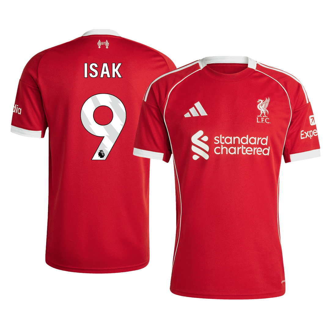 Maillot domicile de Liverpool ISAK n°9 2025/26
