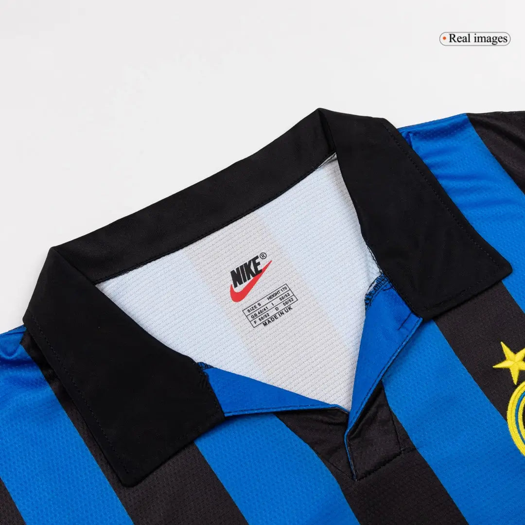 Maillot de football rétro domicile Inter Milan 1998/99