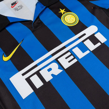 Maillot de football rétro domicile Inter Milan 1998/99