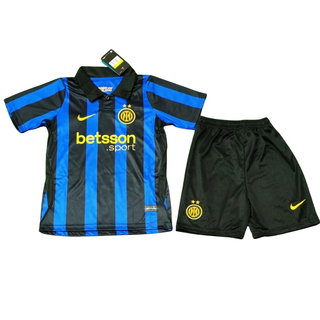 Tenue domicile enfant Inter Milan - Maillot + Short 2025-26