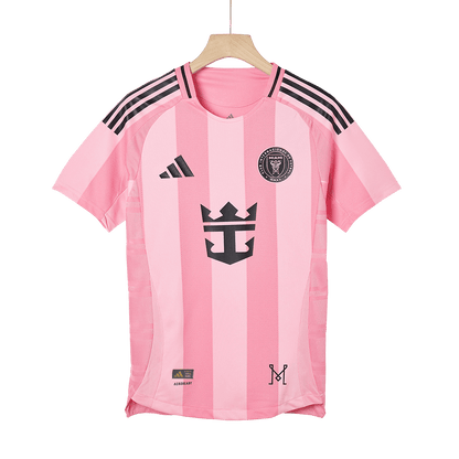 Camiseta de fútbol de Messi #10 Inter Miami CF, versión jugador local, temporada 2025, rosa