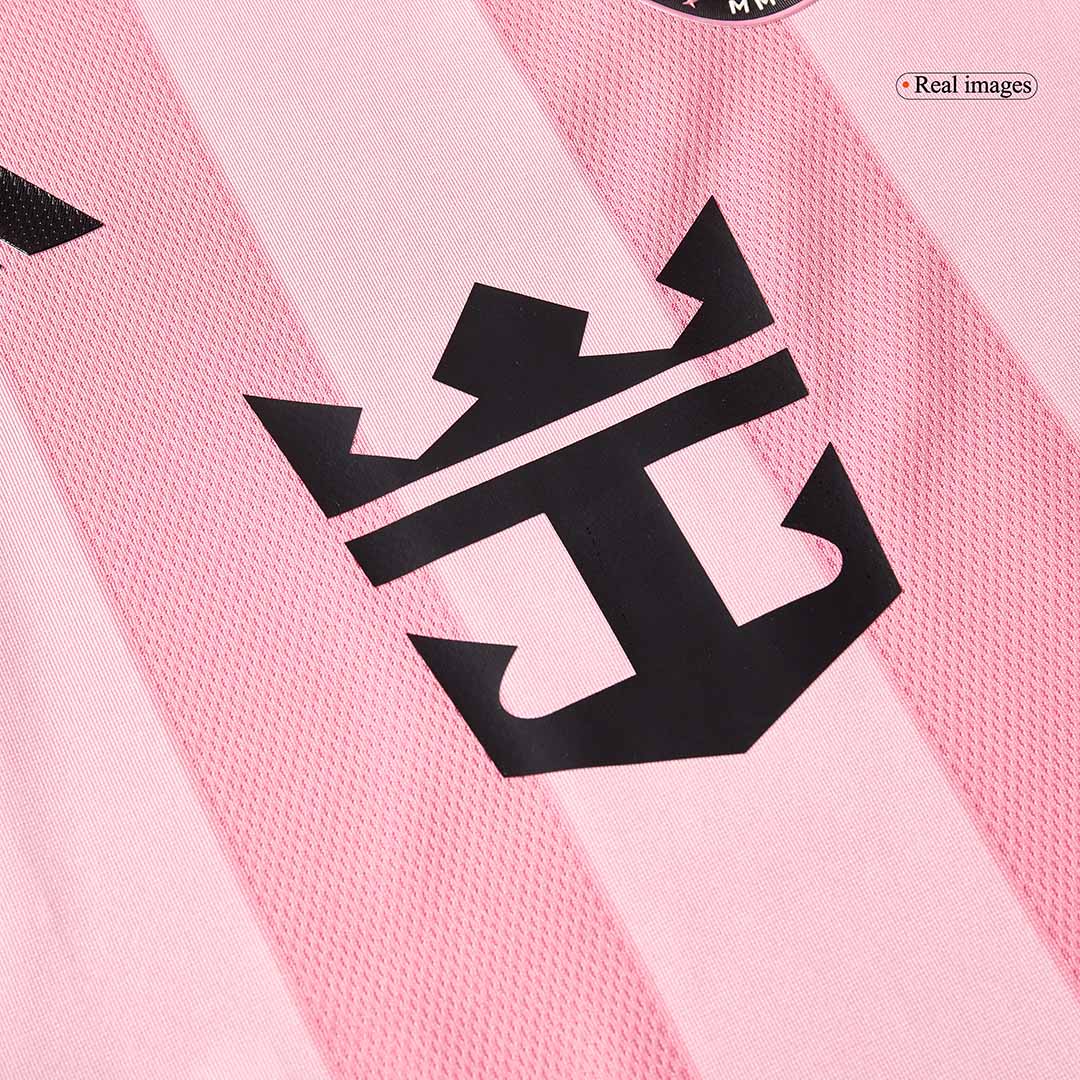 Camiseta de fútbol de Messi #10 Inter Miami CF, versión jugador local, temporada 2025, rosa
