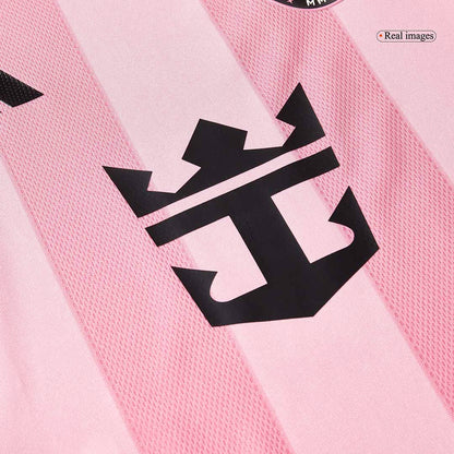 Camiseta de fútbol de Messi #10 Inter Miami CF, versión jugador local, temporada 2025, rosa